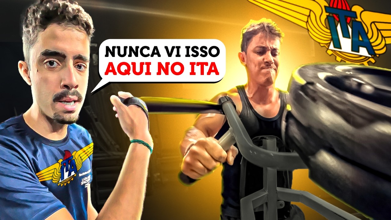 Malhando com os alunos do ITA