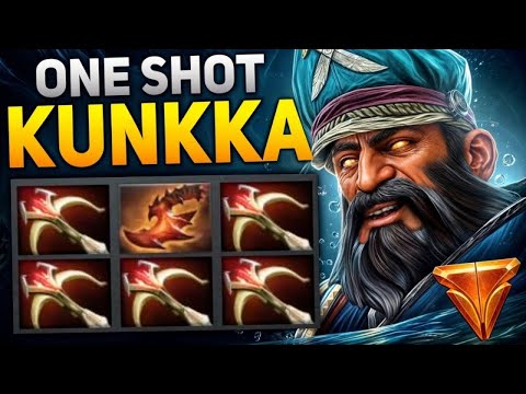 x4 Daedalus Kunkka One Shot 🔥🔥🔥Rampage Comeback | Dota 2 Gameplay
