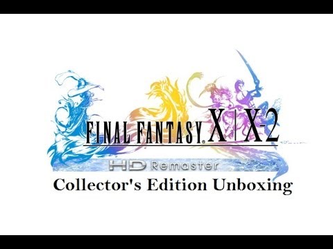 Final Fantasy X/X-2 HD Remastered Collector's Edition Unboxing