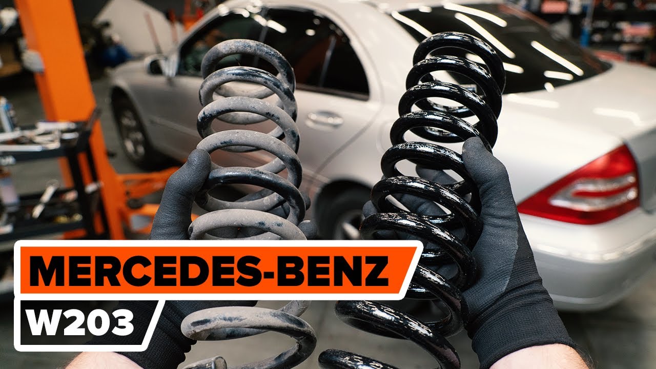 Comment changer : ressort de suspension arrière sur Mercedes W203 - Guide de remplacement