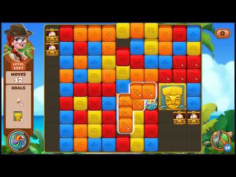 Lost Island Blast Adventure Level 1267 - NO BOOSTERS 🏝️ | SKILLGAMING ✔️