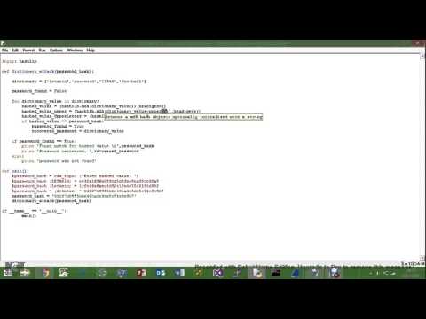 Python Password Hash Cracking 2