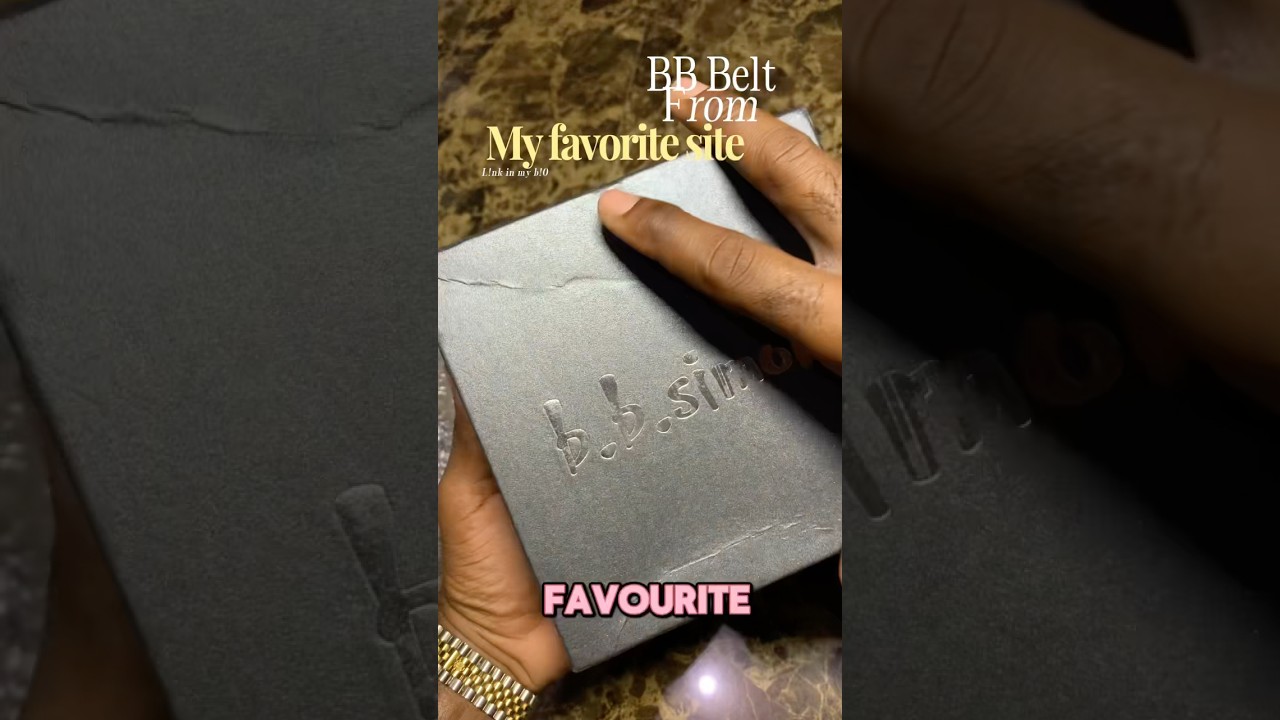 B.B belt from dhgate / belt review ❄️🧊 #bbbelt #belts #streetwear #reviews #dhg8