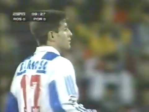 Liga de Campeones 96/97: Rosenborg BK 0-1 FC Porto (16/10/1996). Narración en japonés.
