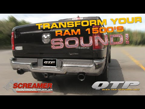 QTP 2018+ Ram 1500 Screamer Exhaust System