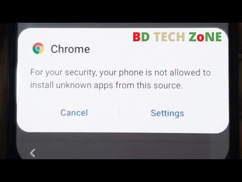 For your security, your phone is not allowed to install unknown apps from this source A51 FRP BYPASS