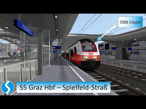 🇦🇹 S-Bahn an die Slowenische Grenze | S5 Graz Hbf - Spielfeld-Straß | ÖBB Cityjet | TS Classic