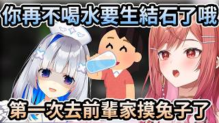 莉莉華久違跟彼方前輩見面！去前輩的家摸兔子了！還被提醒小心生結石？www【一条莉々華／一条莉莉華｜Ririka｜hololive DEV_IS ReGLOSS】【hololive 中文翻譯】