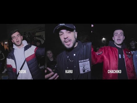 🔥 DOSK vs KARU vs CHACHIKO 🔥- PRIMERA RONDA // BATALLA DE CANCIONES