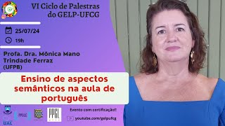 Ensino de aspectos semânticos na aula de português - Acessível em Libras