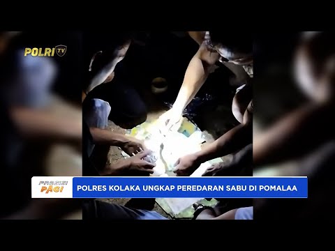 POLRES KOLAKA UNGKAP PEREDARAN SABU 803,5 GRAM DI POMALAA