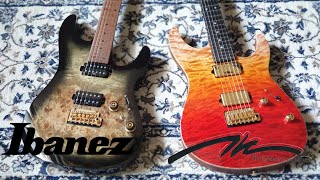 Video thumbnail for Ibanez Premium AZ242PBG vs Thanakorn Elite Custom 24 by jem555bkk