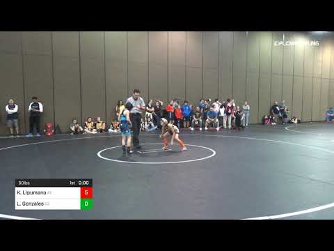 60 Lbs Quarterfinal Khyla Lipumano Team Arizona Vs Lola Gonzales Team Colorado