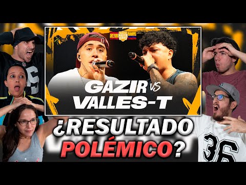 😱 ¡GAZIR PIERDE EL INVICTO! - COLOMBIANOS REACCIONAN a GAZIR vs VALLES T [FMS COLOMBIA 2025]