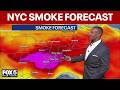NYC Air Quality When Will Smoke Will Be The Worst Timeline