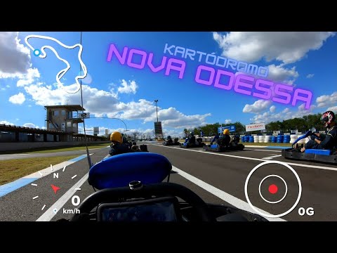 Kartódromo Nova Odessa (traçado Massa) + Telemetria Gopro (4K)
