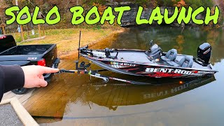 HOW To Solo Launch a Bass Boat