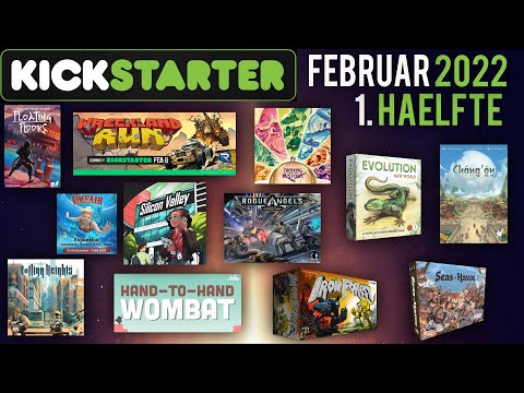 Brettspiele auf Kickstarter im Februar 2022 (1.Hälfte)!
