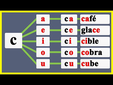 Syllables with the letter c - words with the letter c - learning to read French