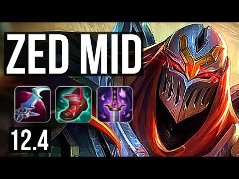 ZED vs EKKO (MID) | 9 solo kills, Legendary, 1.9M mastery, 19/3/9, 300+ games | NA Master | 12.4