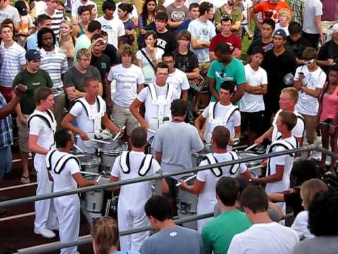 Phantom Regiment Drumline Snares 2010 Dallas Lot
