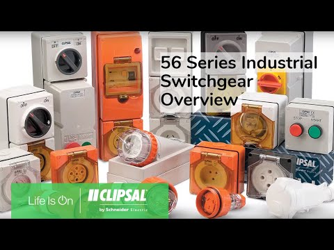 56 SERIES 1 GANG 2 POLE CHANGE OVER SWITCH IP66 20A