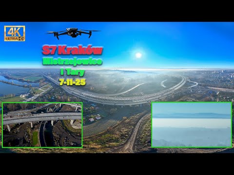 Budowa #S7 #Widoma #Kraków #Tatry Listopad #Mistrzejowice Ależ widoki!!!