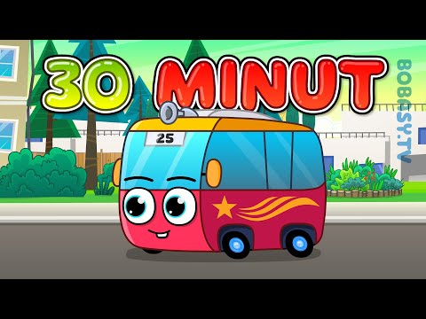🚌 Koła Autobusu Kręcą Się 🇵🇱 Piosenki Dla Dzieci Po Polsku - Składanka 30 minut ❤️ Bobasy TV