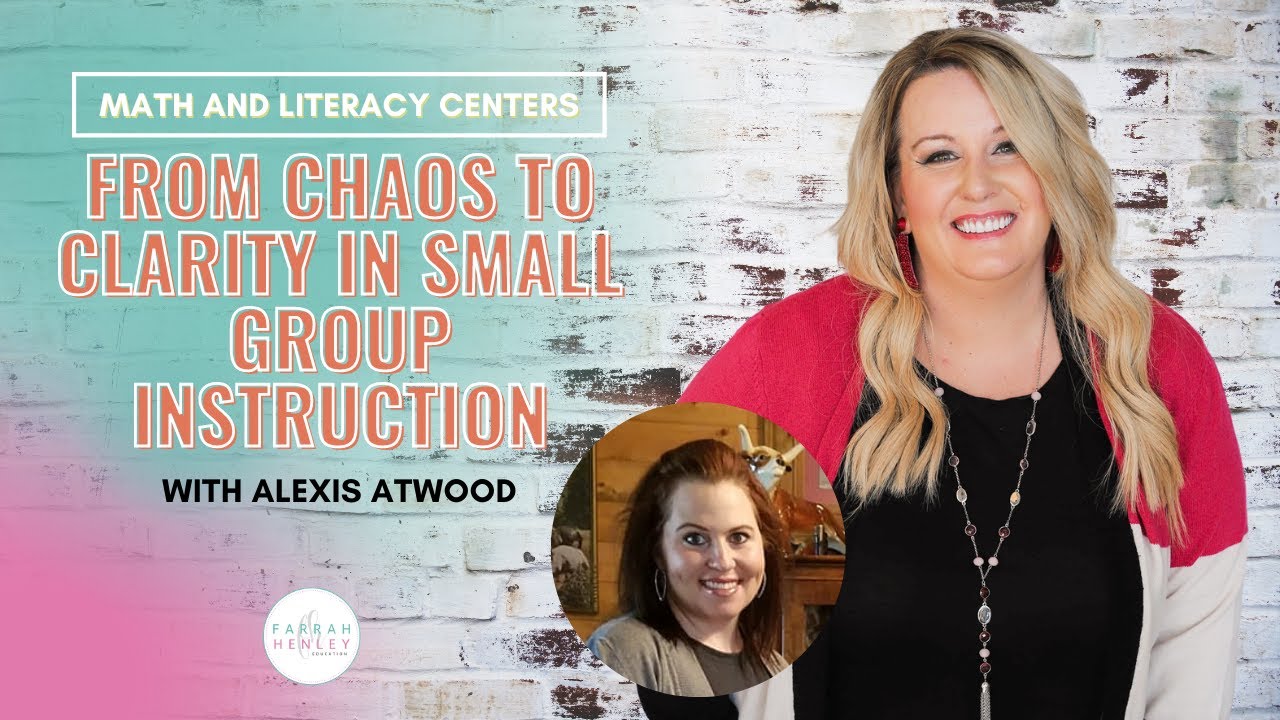 Making Math and Literacy Centers Easy w/Alex Atwood