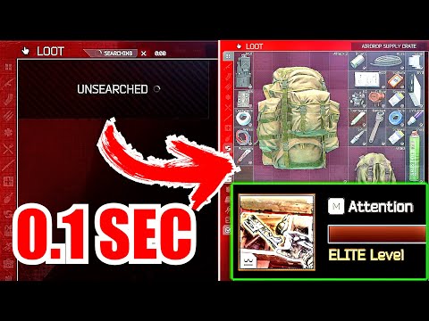INSTA SEARCH AIRDROP Player SCAV (Elite Attention SCAV / How to LVL Attention) - TARKOV 0.13