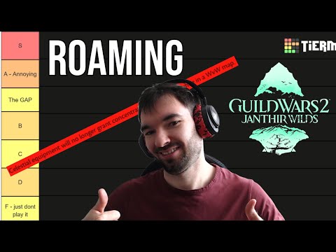 The BEST and The WORST Builds for Roaming in Guild Wars 2 - Tierlist