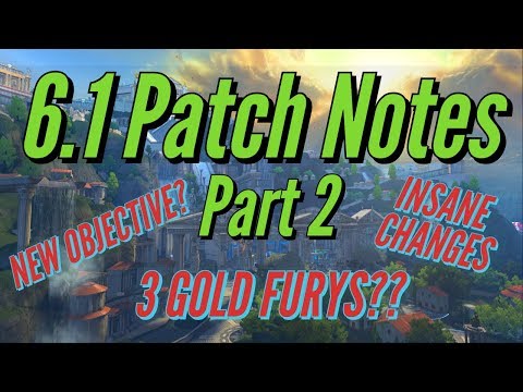 SMITE 6.1 Patch Notes Part 2 - HUGE GOD, ITEM, & OBJECTIVE CHANGES!!!