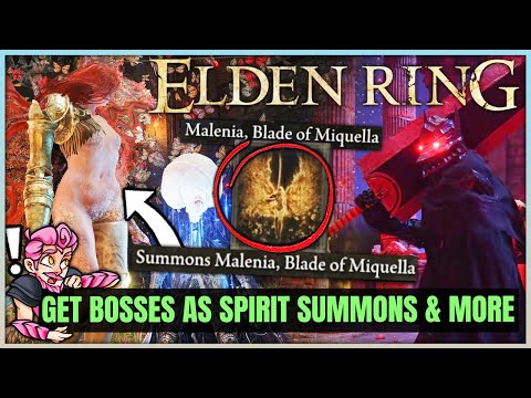 How to Get MALENIA SPIRIT SUMMON & New Sorcery Spells & More - 5 Best Mods in Elden Ring You Need!