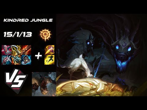 JUNGLE Kindred vs Fiddlesticks - NA Master Patch 14.19