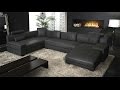 Most Wanted Genuine Leather Sofa Black most popullar!