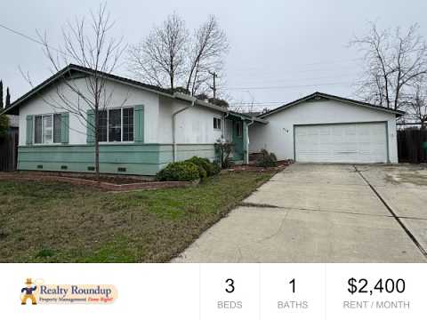 Three Bed, One Bath Home in North Stockton property video