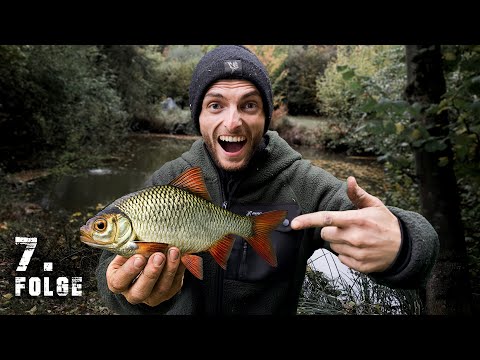Wir fangen unseren ERSTEN FISCH! | Tag 7/100 autark