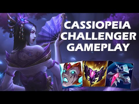 CASSIOPEIA VS CAITLYN CHALLENGER GAMEPLAY  - SEASON 12