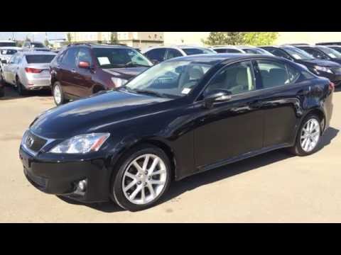Lexus Certified Pre Owned Black on Ecru 2011 IS 250 AWD - Leather w/ Moonroof Review - Alberta