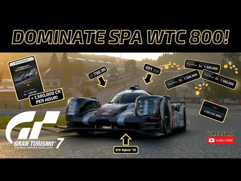 How To DOMINATE GT7 Spa WTC 800: Easy Guide To Win 1.5 Million Credits