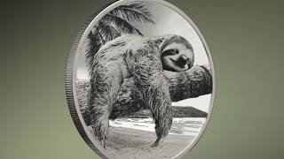 SEDM SMRTELNÝCH HŘÍCHŮ LENOST coin The seven deadly sins Sloth – 1 oz stříbrná mince