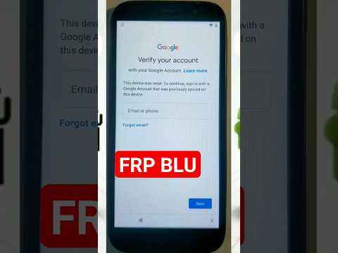 BLU frp bypass without pc BLU frp bypass No PC #frp