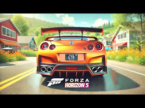The Ultimate Nissan GTR Forza Horizon 5 | Steering Wheel Realistic Driving Gameplay