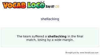 Video thumbnail for shellacking