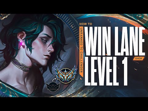 HOW TO WIN LANE AT LEVEL 1 - UNRANKED TO CHALLENGER