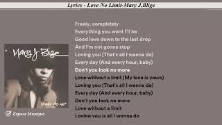 Lyrics   Love No Limit Mary J Blige