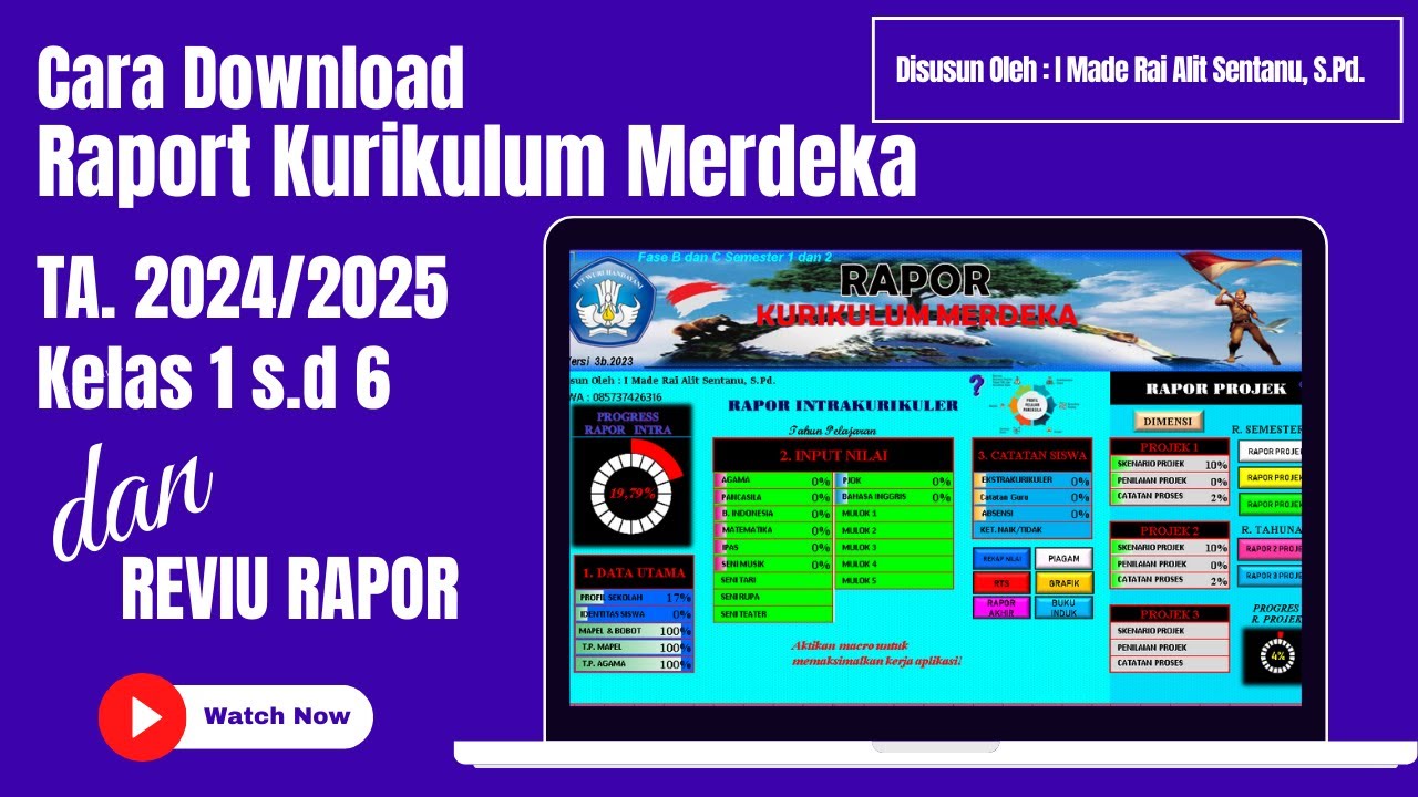 Download Aplikasi Raport Kurikulum Merdeka 2024 2025