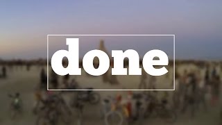 How to spell done