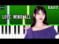 IU - Love wins all ~ Piano Tutorial EASY
