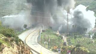 Israel hits Lebanese bridges, suffers Iranian missile strikes